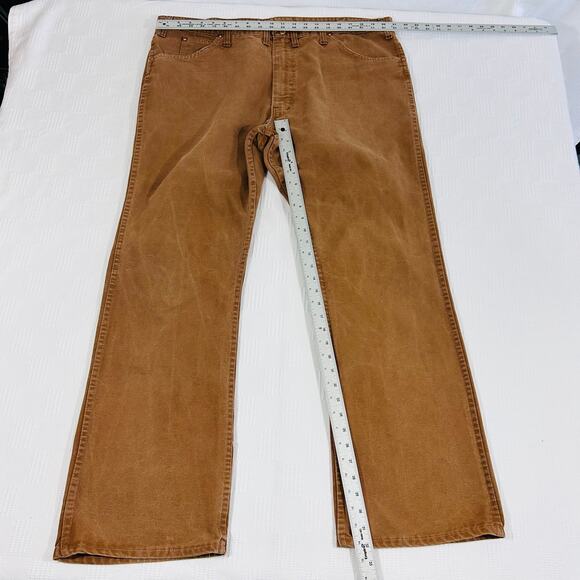 Carhartt Mens 42x32 Rivet Vintage Bootcut Duck Pants 100% Cotton Made In U.S.A. - Picture 10 of 10